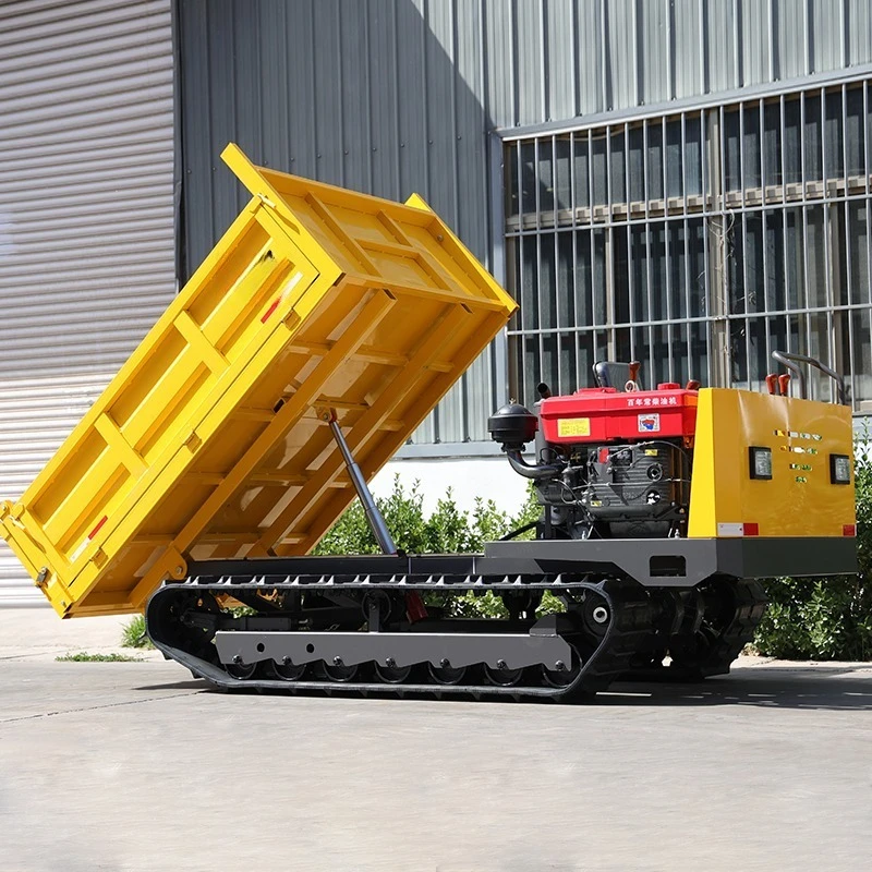 Transfert de matériaux 2T 3T Mini Dumper sur chenilles TOROS Track Hydraulique 4 tonnes Transporter Dumper sur chenilles