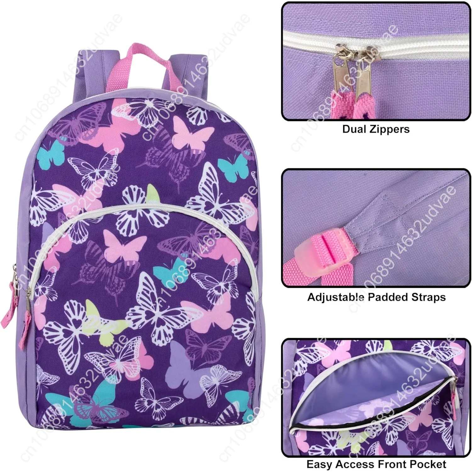 Trail maker 15 Inch Backpack for Boys Girls, Kids Backpacks for Preschool, Kindergarten, Elementary with Adjustable Padded Strap