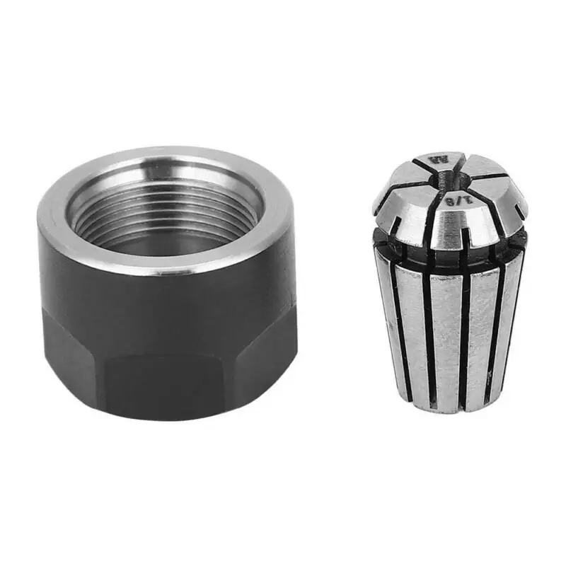 1pc Nut With Chuck ER11 Spring Collet Clamping Nuts Parts For CNC Milling Machine Spring Steel Workholding ER11 Chuck + Nut