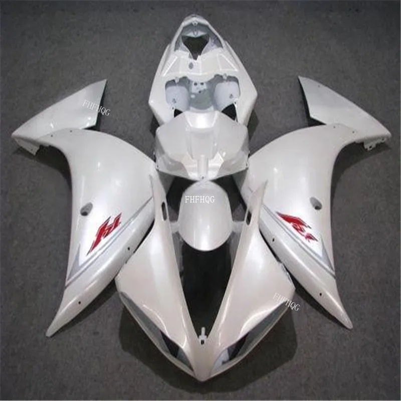 

Motorcycle Fairing kit for YAMAHA YZFR1 09 10 11 YZF R1 YZF1000 2009 2010 2011 ABS Matte white Fairings set