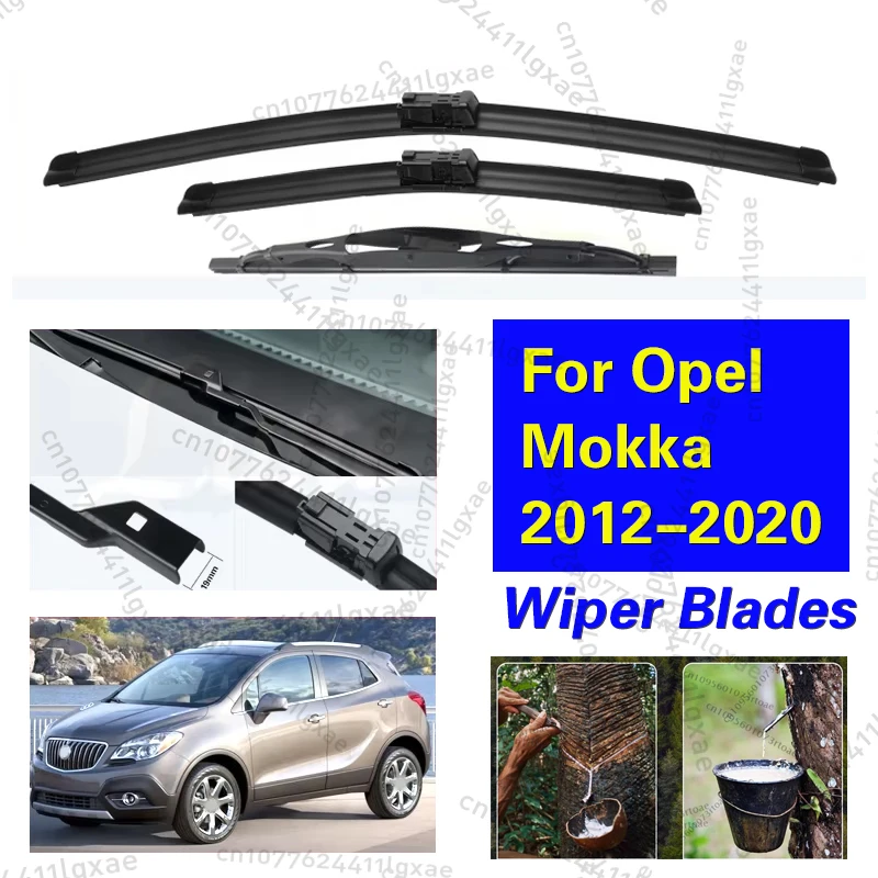 

Щетки стеклоочистителя передние и задние для Opel Mokka 2012-2020, 26 + 14 + 10 дюймов