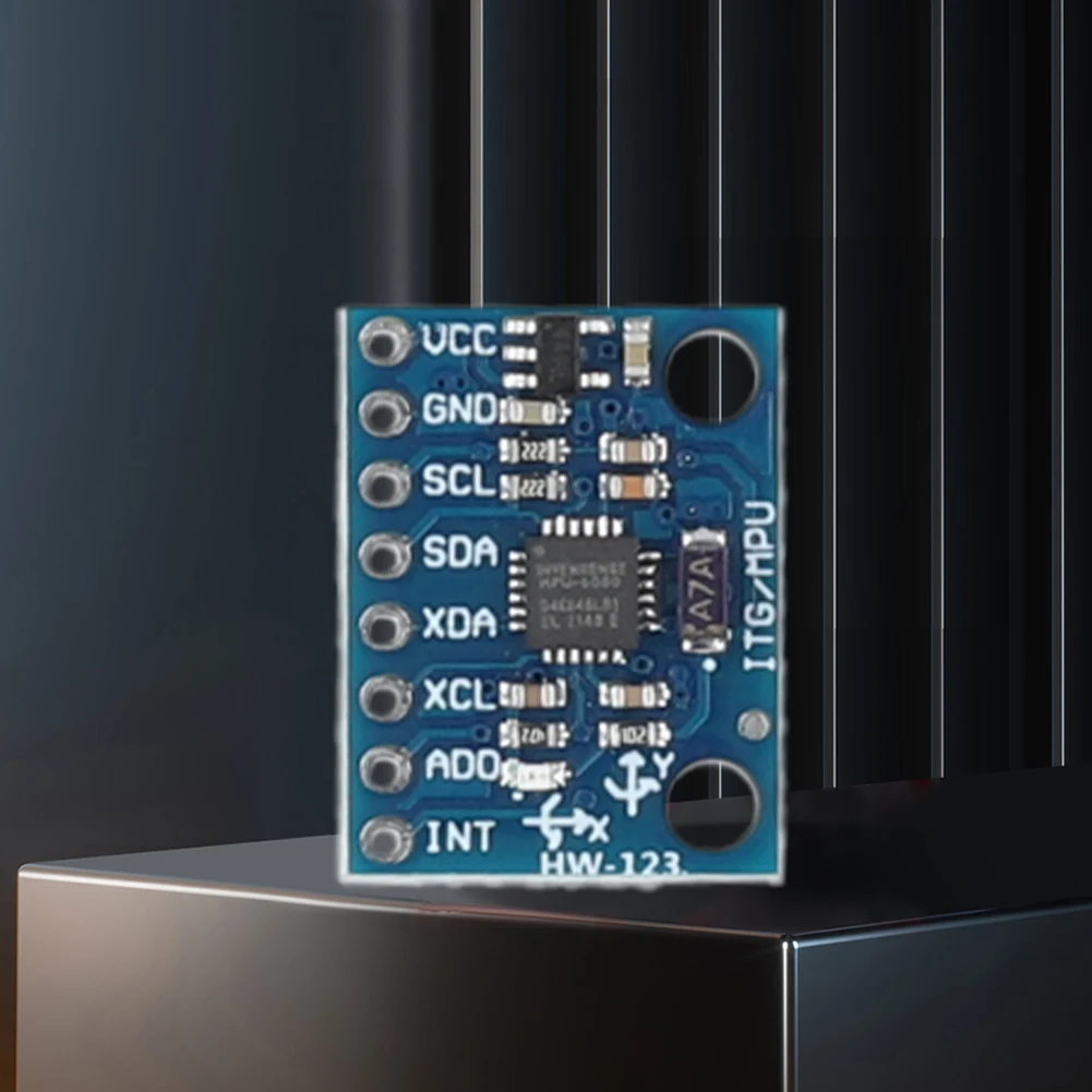 GY-521 MPU-6050 3-Achsen-analoge Gyro-Sensoren 16-Bit-AD-Konverter 3-Achsen-Beschleunigungsmessermodul IIC I2C 6 DOF Gyroskop-Sensormodul