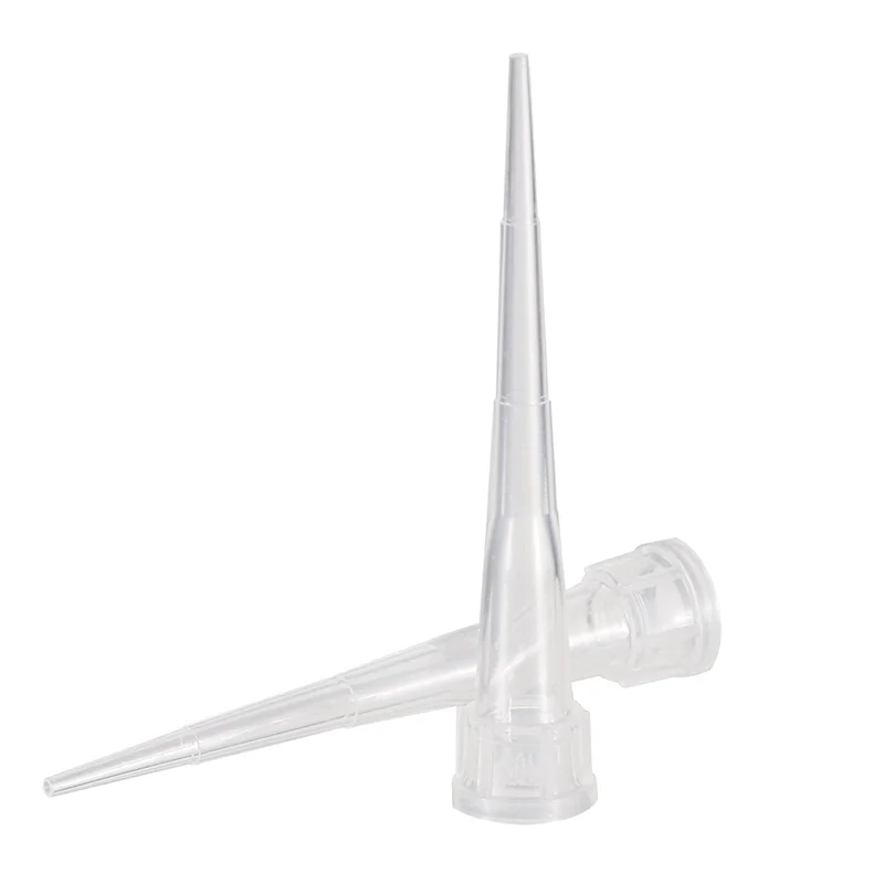 1000Pcs/bag 10ul Lab Plastic Pipette Tip Disposable MicroPipette Tips Transparent Autoclavable Medical Supplies