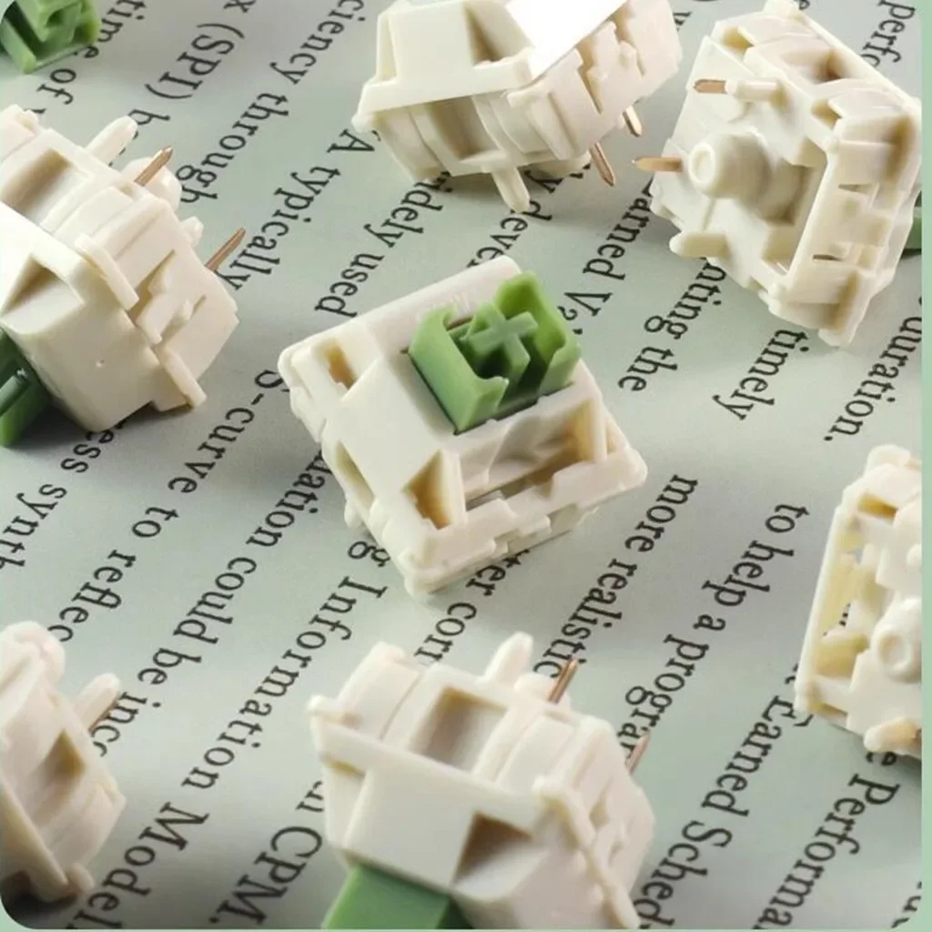 MMD Matcha Ice Cream Switch V3 Linear 5-polige mechanische Tastaturschalter 45 g benutzerdefinierte Gaming-Tastatur HotSwap MX Switchs