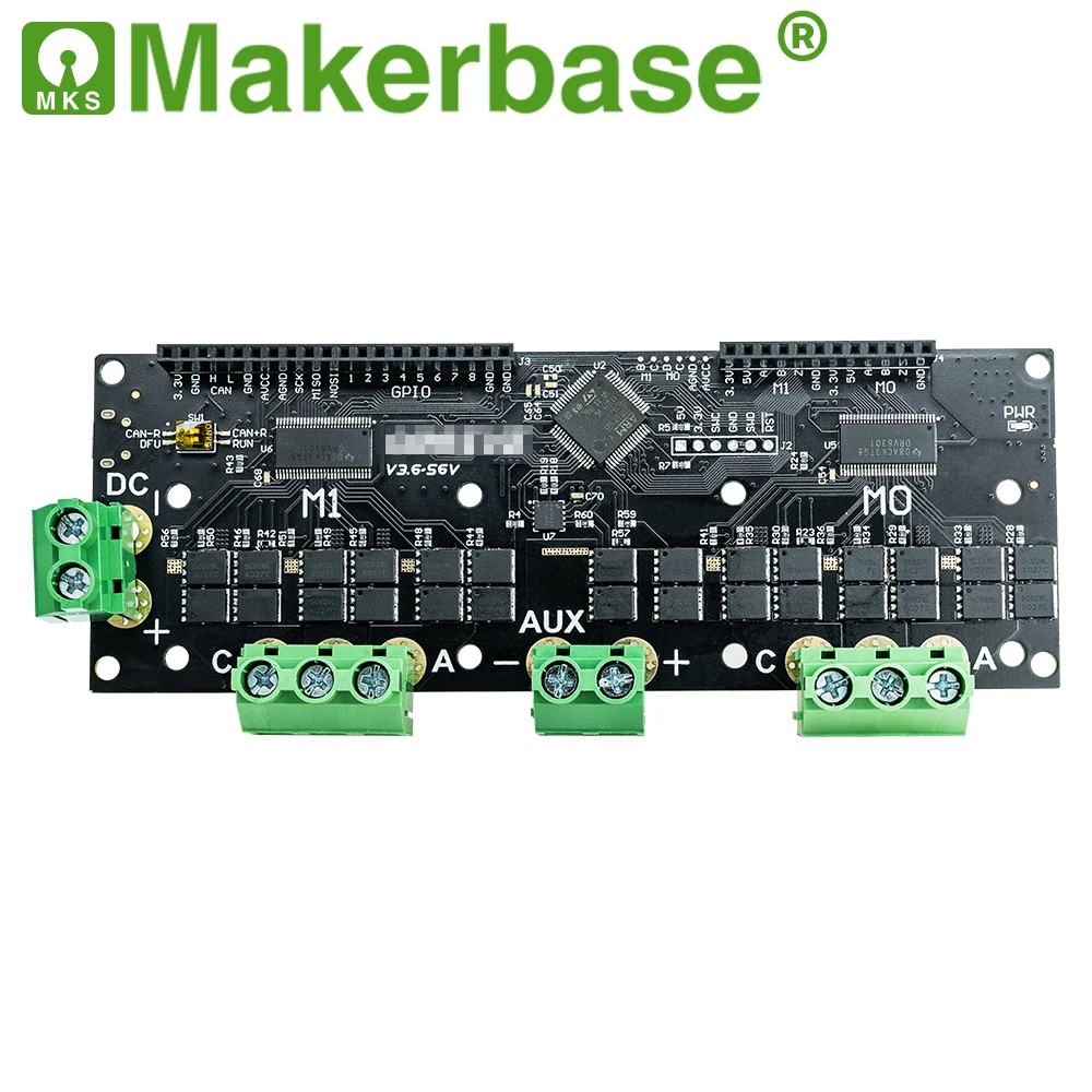 Imagem -03 - Makerbase-controlador de Servo Motor Brushless de Alta Precisão Mks Xdrive 56v Baseado na Atualização Odrive3.6