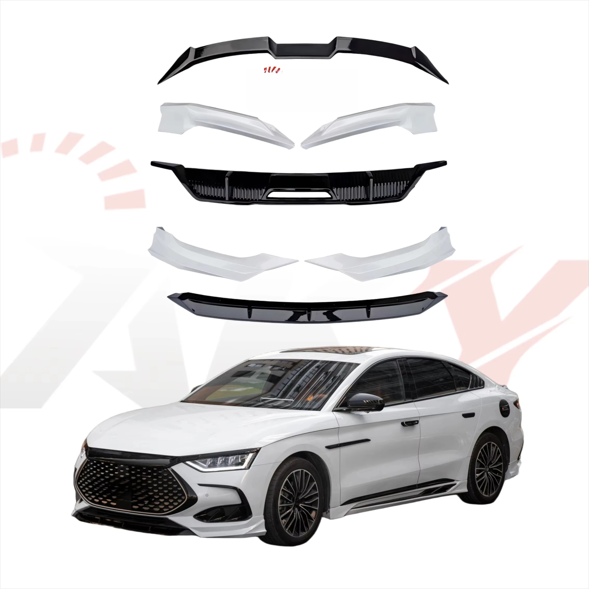

High Quality Han DMi MC Bodykit Bumper Front Lip Rear Lip Spoiler Diffuser 2022-2025 New Energy Car Exterior Upgrade