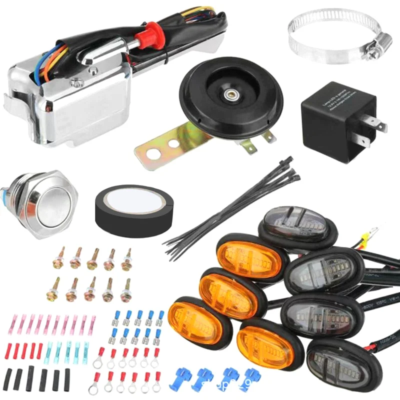 

Efficient Universal UTV 4X4 Turn Signal Horn Street Legal Kit Turn Signal Horn Conversion Kit For Polaris Ranger, General, RZR