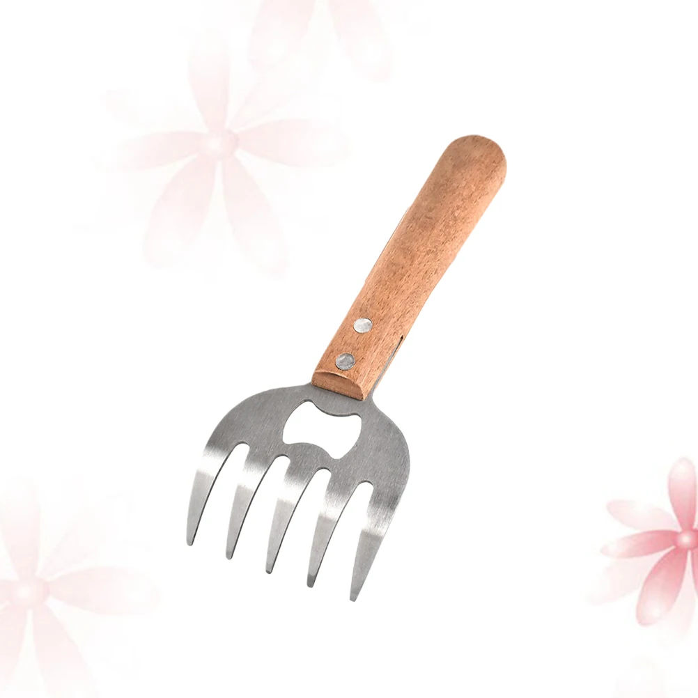 

Barbecue Meat Distributor Grill Tools BBQ Shredding Fork Bamboo Metal Shredder Claws