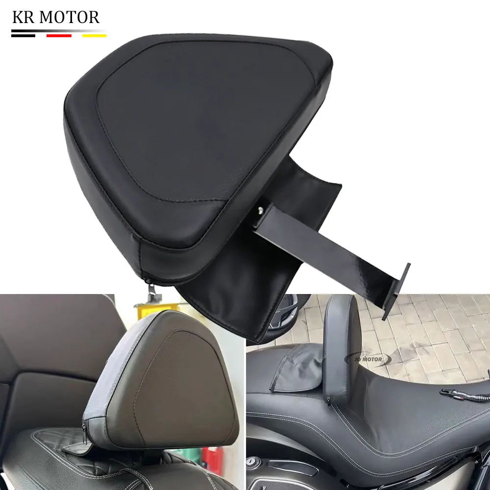 

Fit R 18 B Motorcycle Driver Backrest Sissy Bar Pad Rider Seat Middle Rest Cushion For BMW R18B R18 Transcontinental 2021-2023