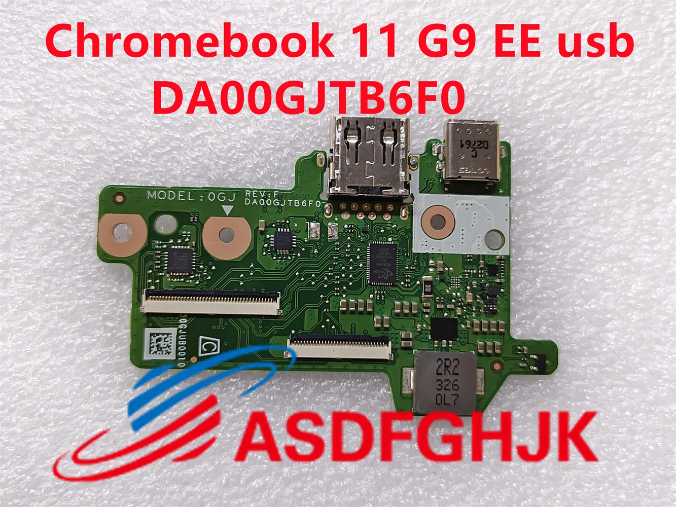 DA00GJTB6F0 FOR HP Chromebook 11 G9 EE usb type-c board WITH CABLE Tested Fast Shipping