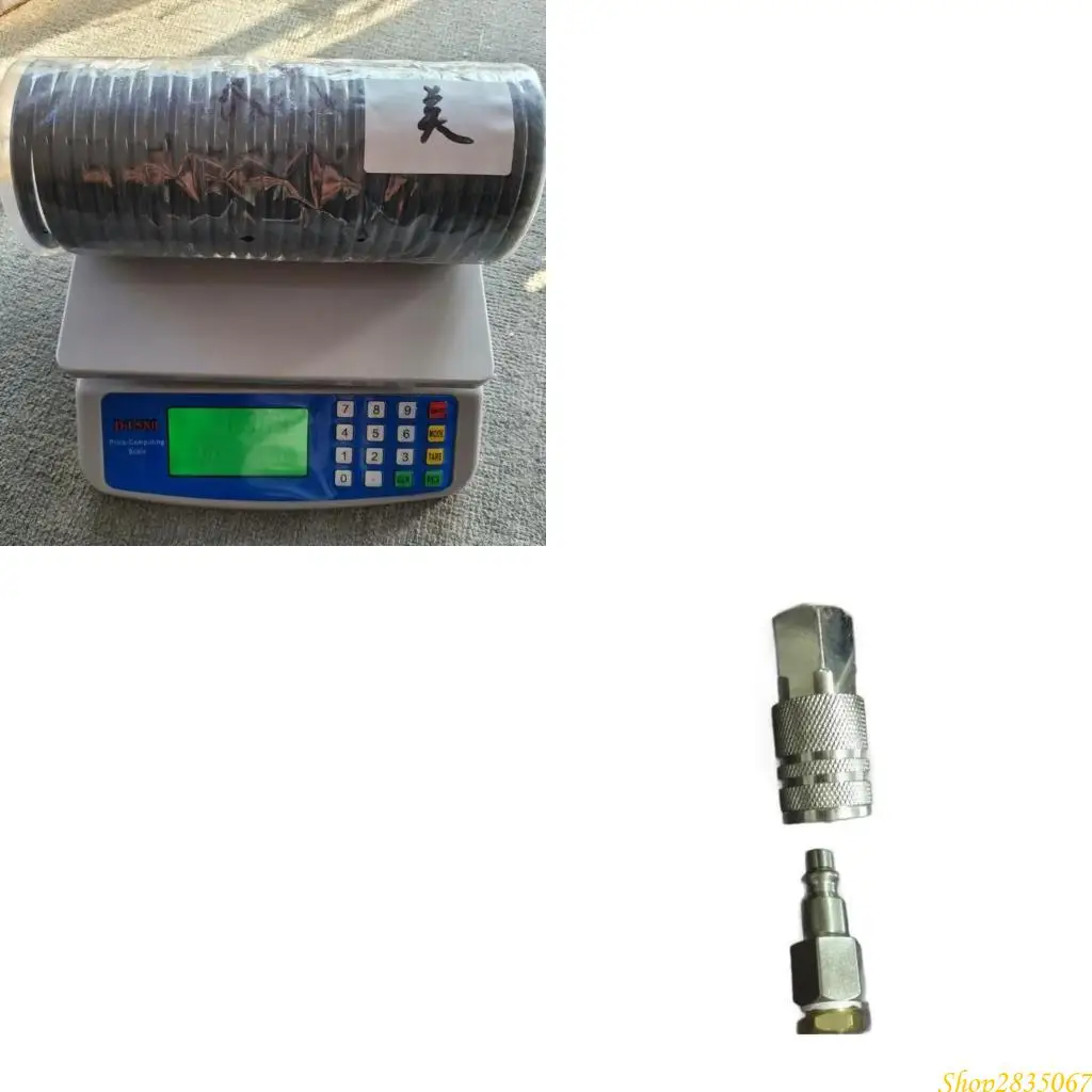 Compressed Air Hose with Quick Coupling Connection Flexible Polyurethane Recoil Air Hose 5m Length Stable for Air Tool 831F