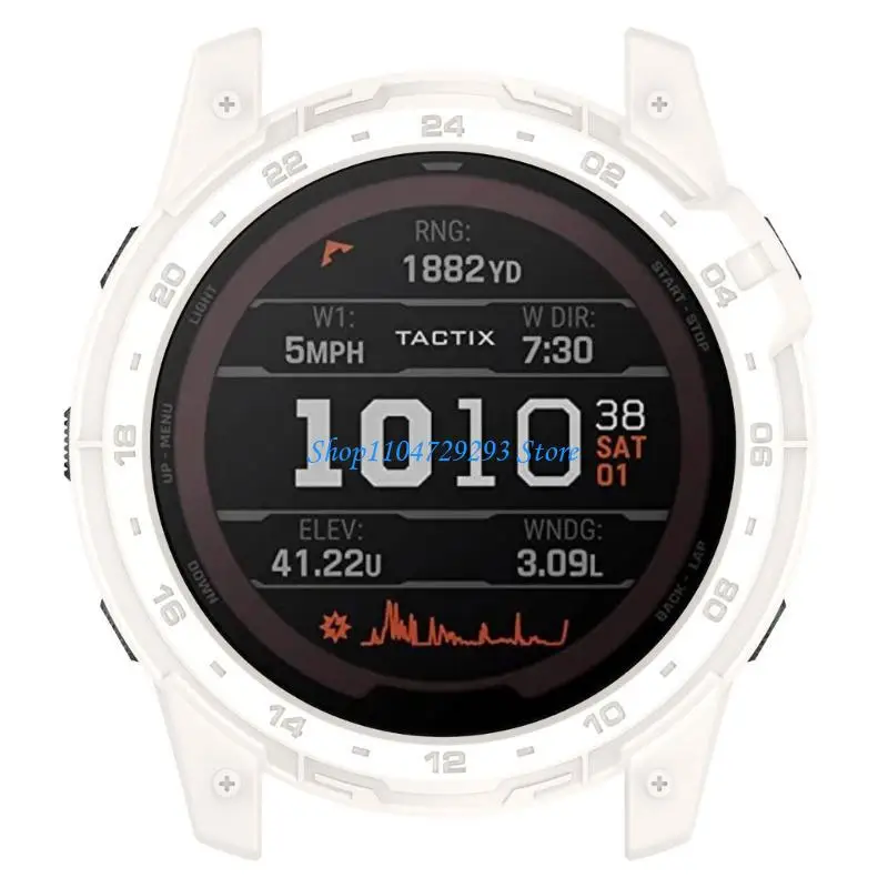 

Y2GD Watch Accessories Full Coverage Silicone Covers Screen Protective Case for 7 Scratchproof Shell