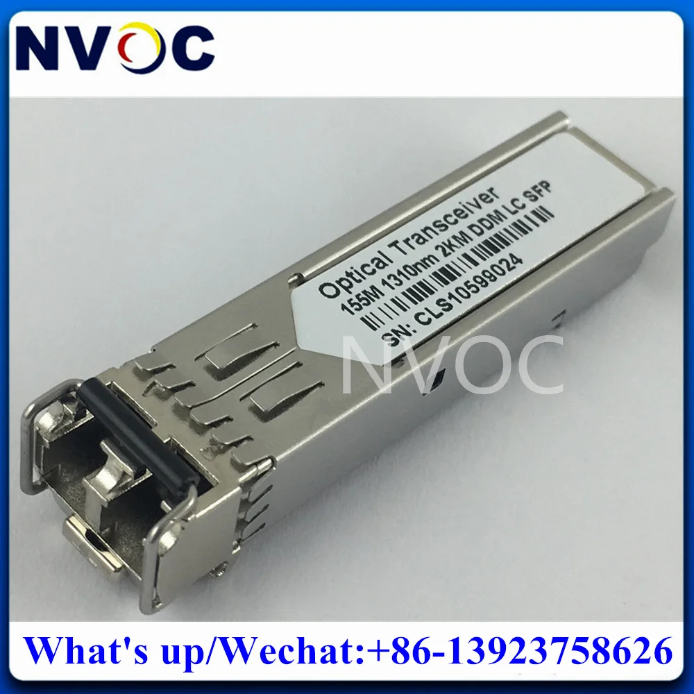 155M 1310nm,2KM,Multi Mode Dual Fiber,With DDM,LC/UPC SFP Transceiver, 100BASE-FX,Duplex Connector Optical Module