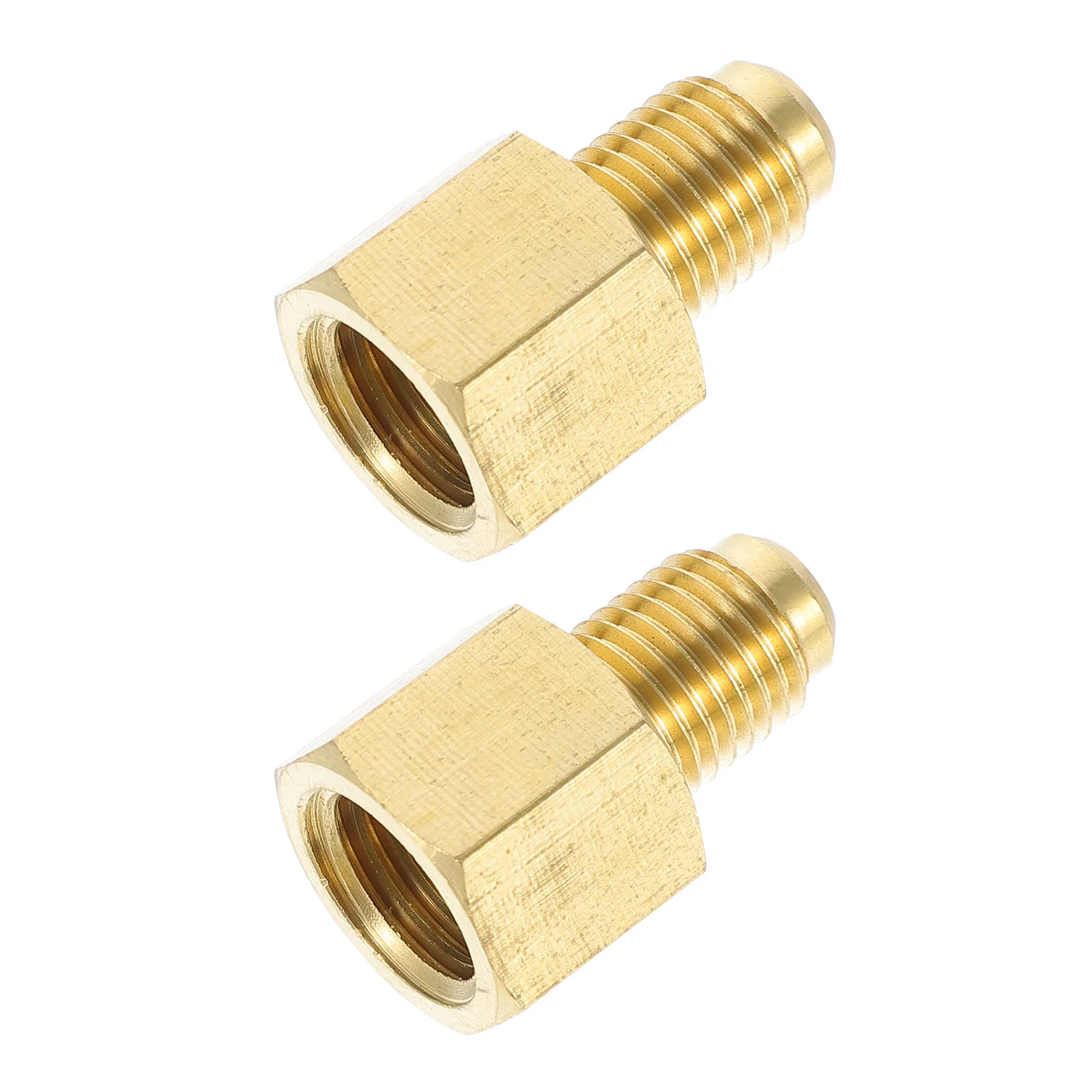 

2 Pcs Adapter Tools Conversion Air Conditioning Supply Vacuum Pump Device European and American