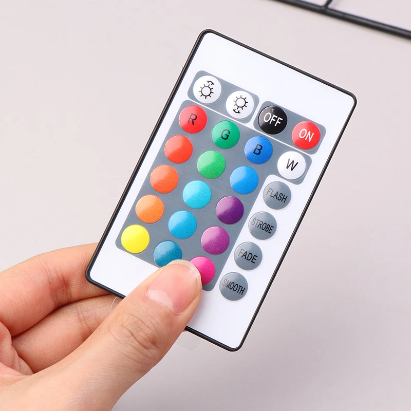 Светодиодная RGB-светильник, 16 цветов, красочная градиентная круглая лампа с дистанционным управлением, 5 В постоянного тока, низковольтный USB, сделай сам, ночной окружающий свет