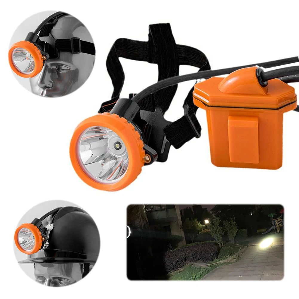 Waterproof Coal Mine Head Lamp Explosion-Proof Coal Miner Head Searchlight for Coal Mining Fishing Running Camping Hiking