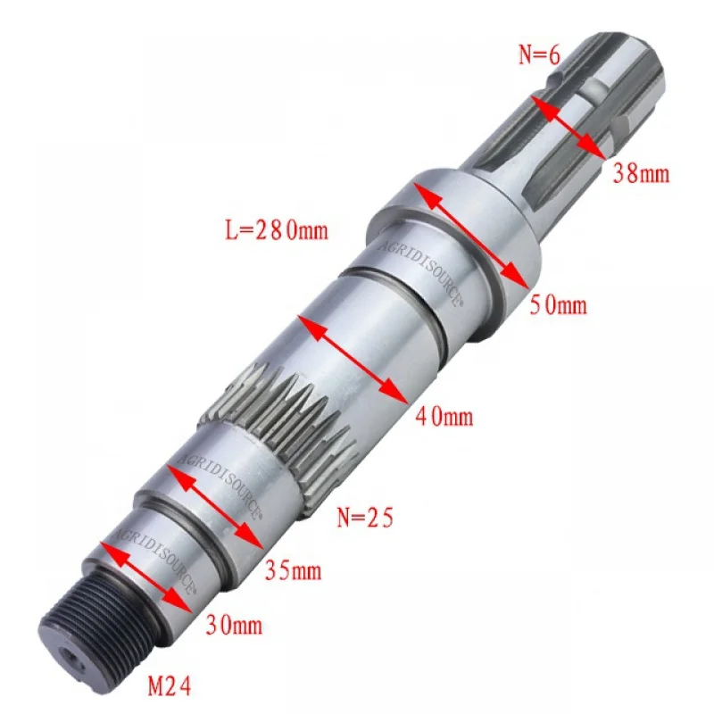 Getriebe Geat Power Ausgangs welle für foton lovol Teil Traktor oem te 121-01