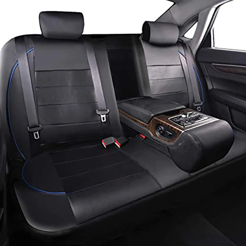 PU-Leder-Autositzbezüge für 5-Sitzer, Auto-Inteior-Zubehör, Sitzschutz, Kissen für Auto, SUV, universell – Detail 17