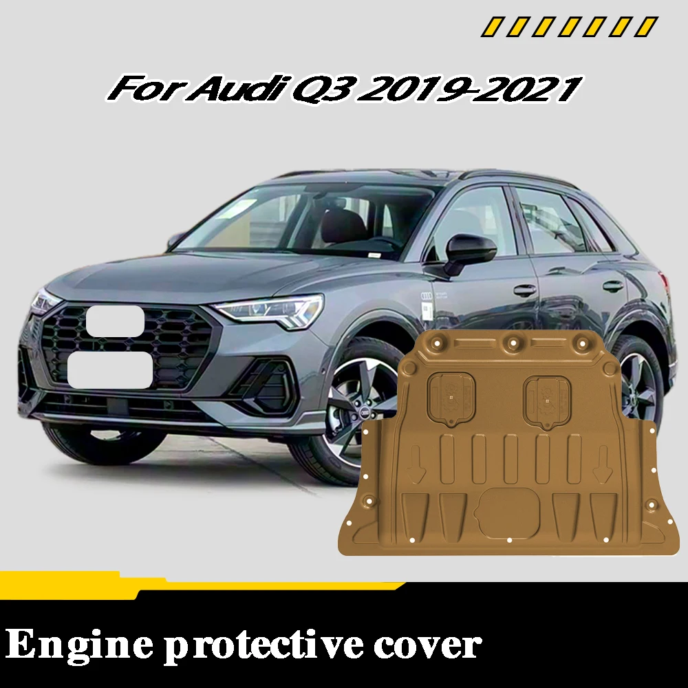 

Under Engine Guard Splash Shield Mud Fender Cover Plate Fender Mudguard Protector For Audi Q3 2019-2021 1.4T 2.0T
