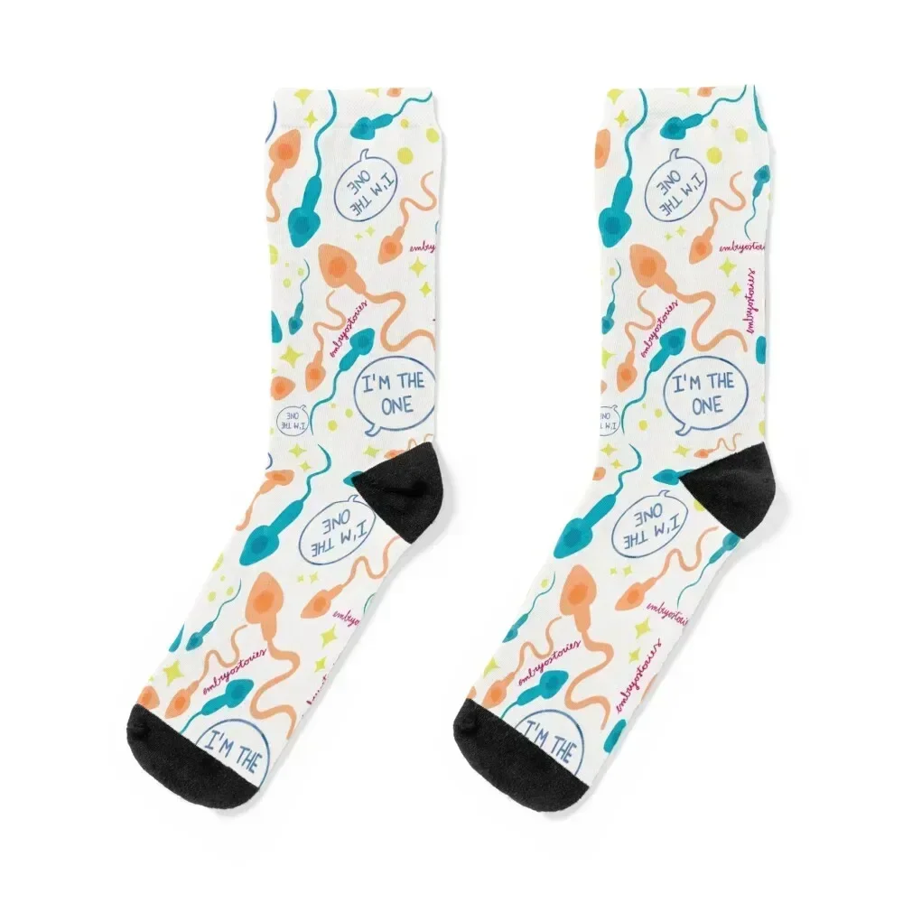 I’m the one pattern Socks new in's japanese fashion hiphop anti slip football Ladies Socks Men's