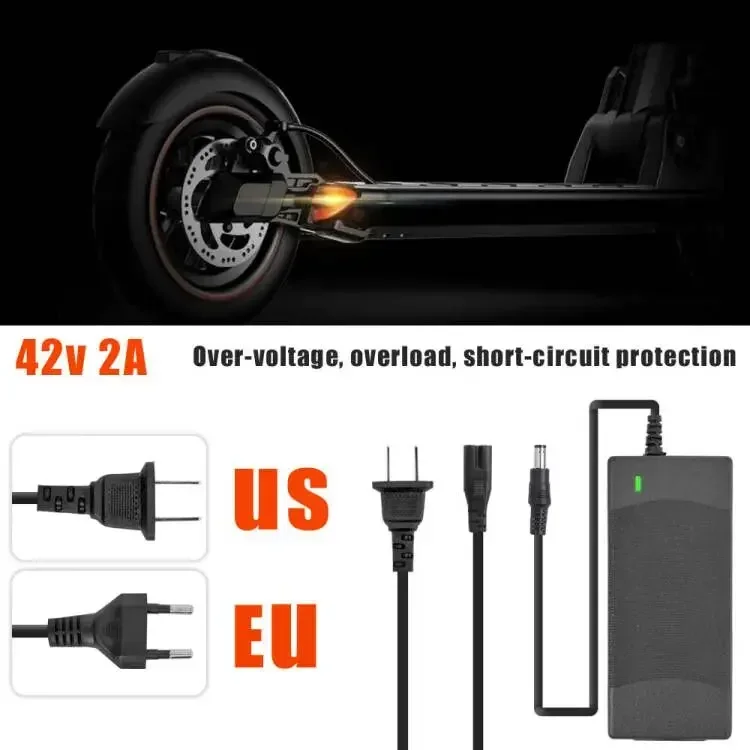 42V 2Ah Battery Charger Skateboard Accessories for  KUGOO S1 S2 S3 Power Electric Scooter Supply Battery Adapters view 5