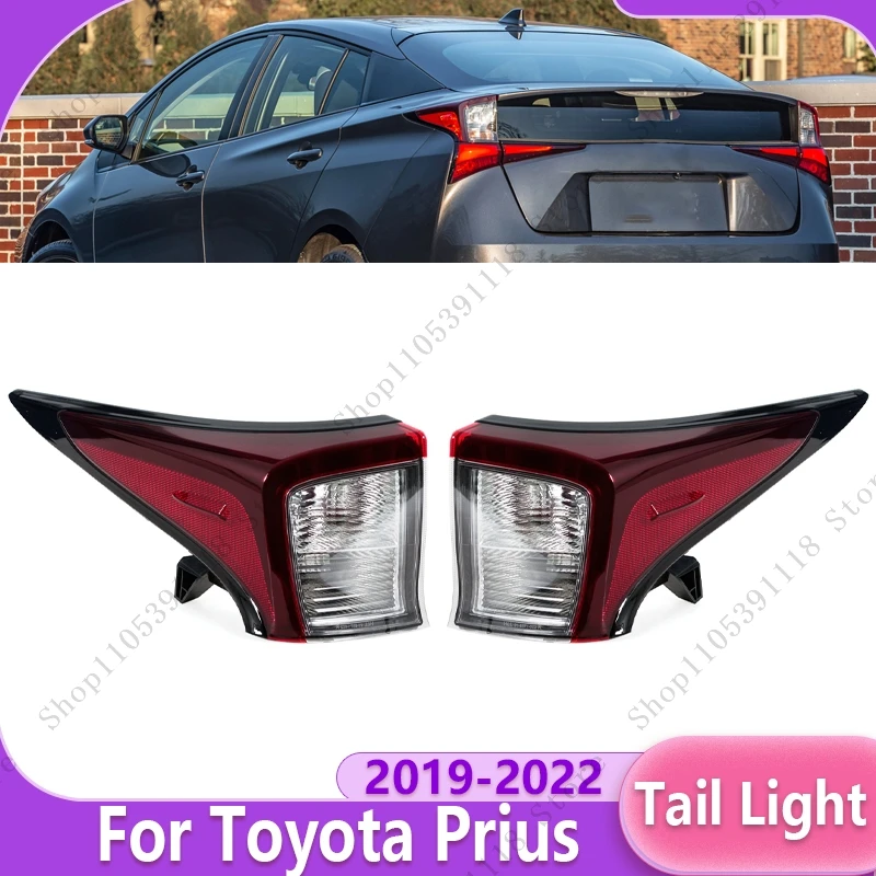 Car Tail Light Assembly Rear Turn Signal Light Stop Brake Lamp Tail Lamp Driving Light For Toyota Prius 2019 2020 2021 2022