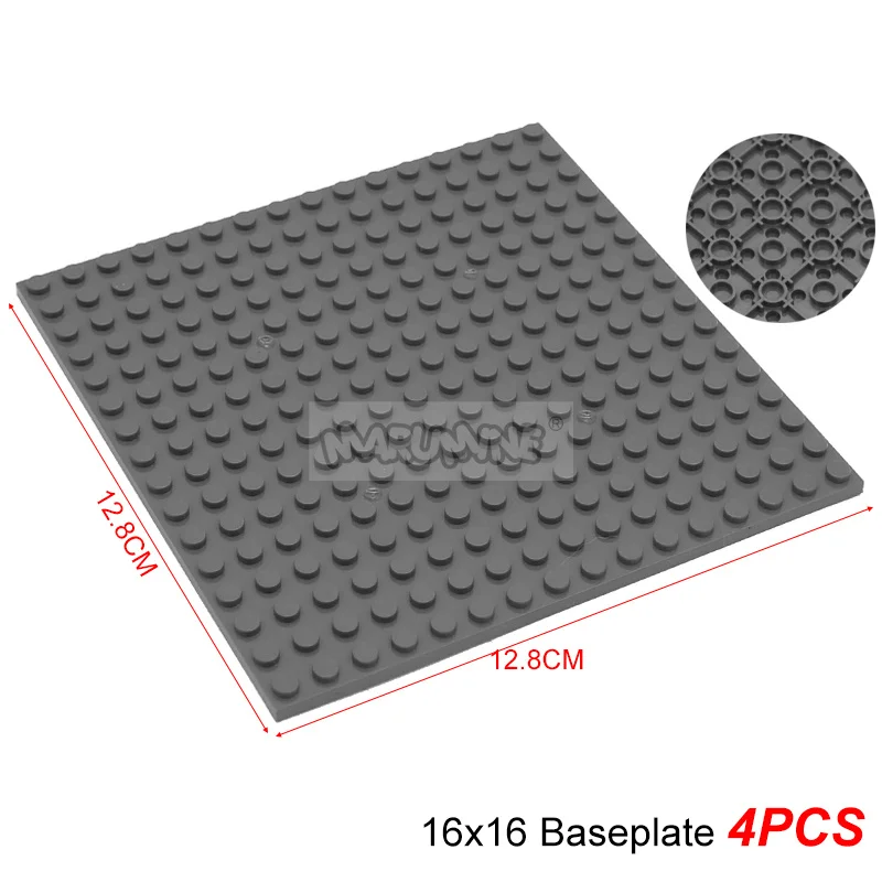 Marumine Bouwstenen Dubbelzijdige Bodemplaat 16x16 91405 Monteren Onderdelen MOC Bricks Grondplaat Idee Huis Bouwbord