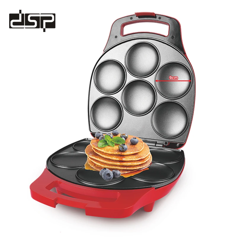 DSP Hot Sale Electric Arepa Maker Machine 2 Slice 6 Slot Nonstick Surface 1200W Home Use Making Arepa Maker