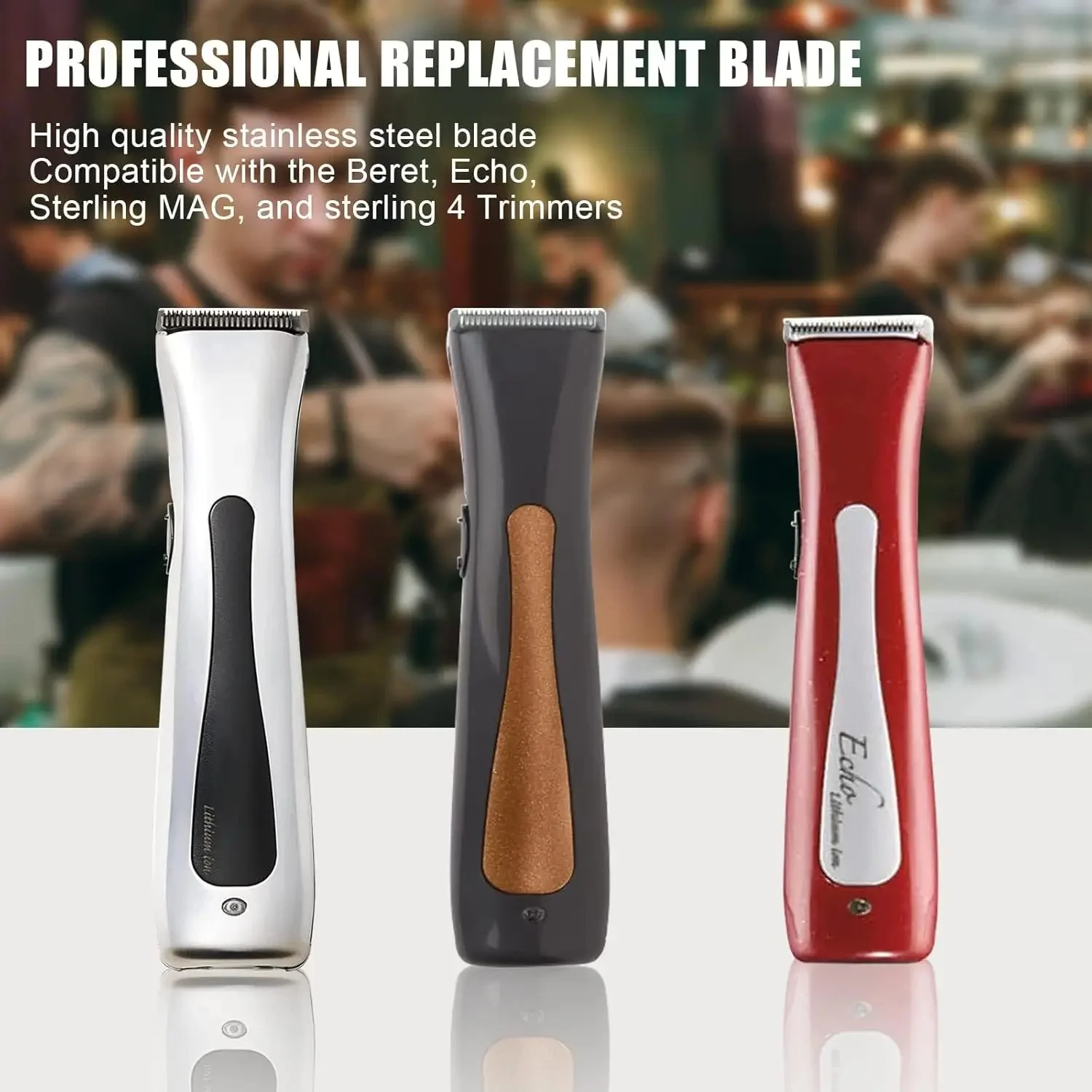 Professionelle Ersatzklinge 2111 für Wahl Beret Echo Sterling Mag 4 Trimmer – Kompatibel mit den Modellen 8841 8143 8700 – Detail 1