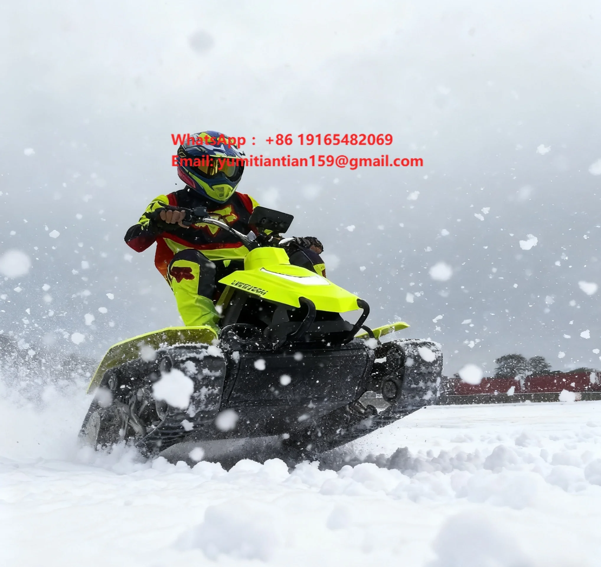 Versatile tracked cool snowmobile ETV-TANK