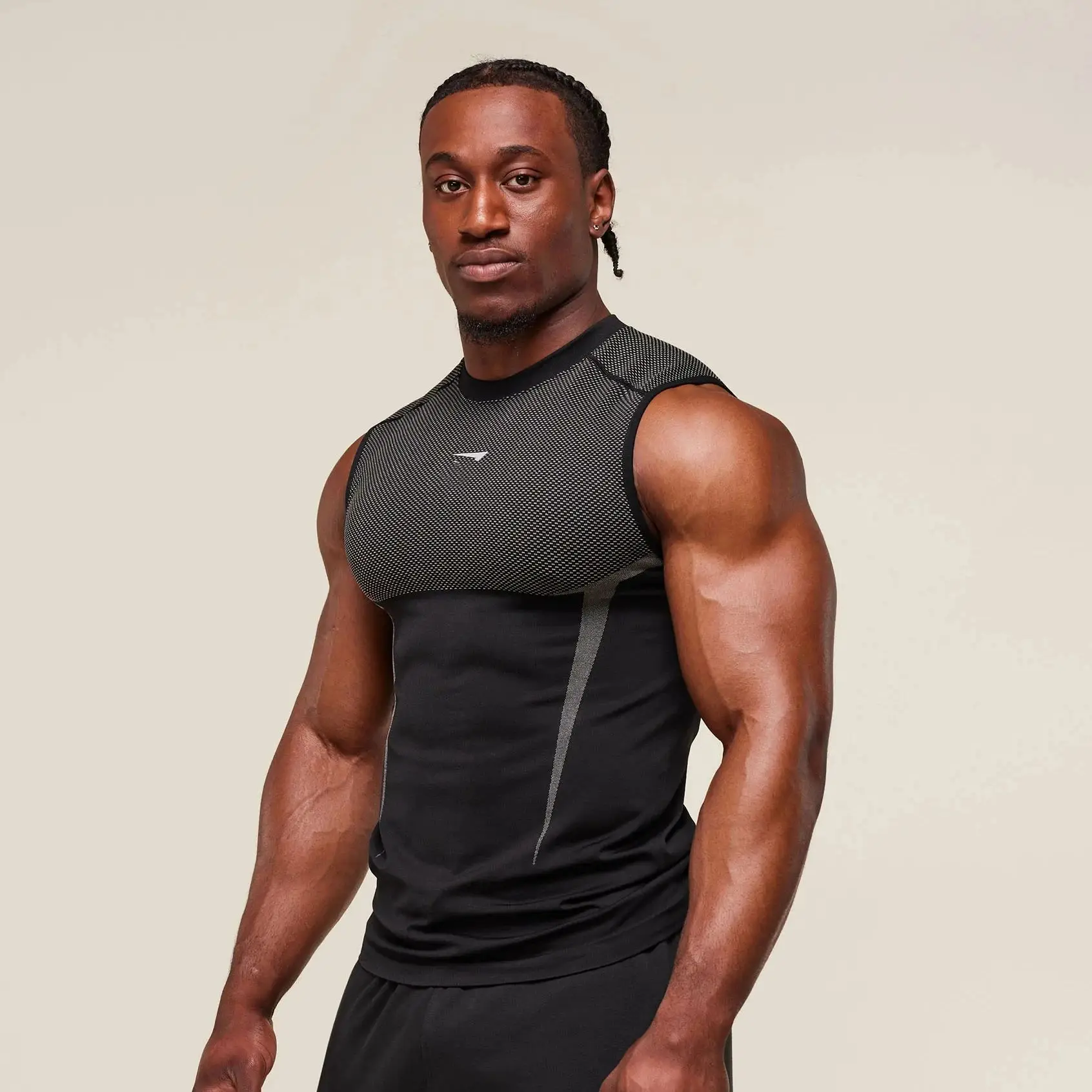 AliExpress Summer fitness vest for men, sleeveless, suitable for fitness training, cycling, and fitness clothing