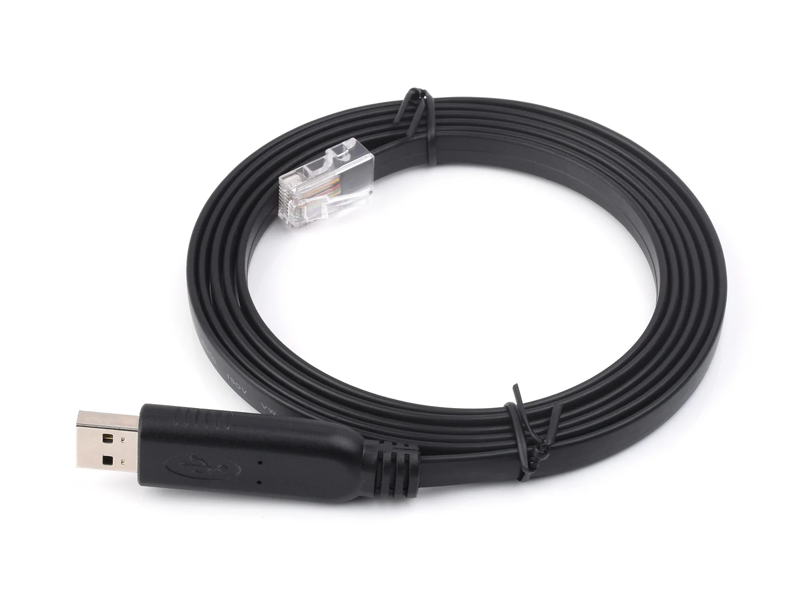 Industrial USB to RJ45 Console Cable, FT232RL Chip, 1.8m Shielded, 300-921600bps, for Router/Switch/Server Debugging