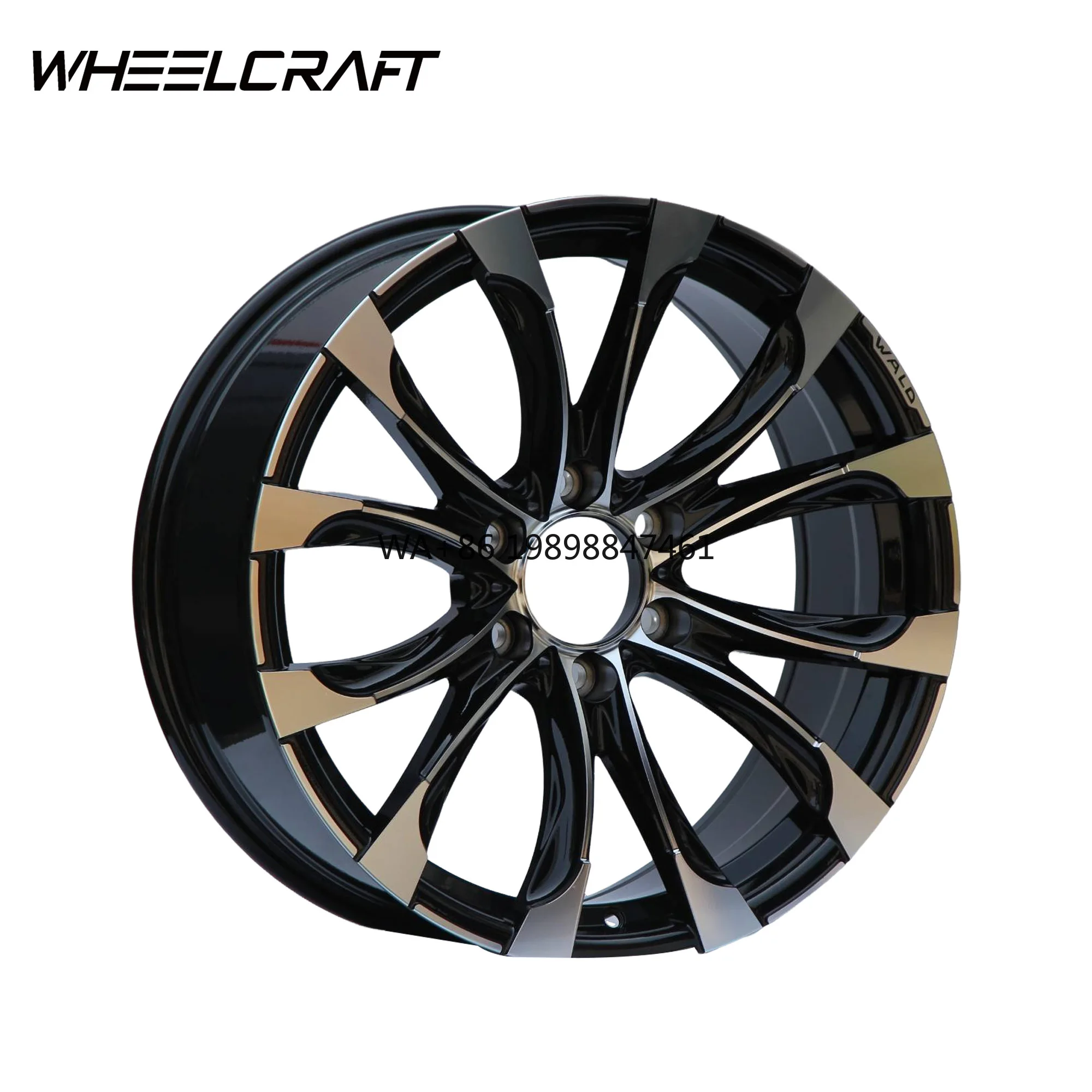 

WHEELCRAFT OEM 20-Inch Aluminum Alloy Multi-Spoke Flow-Formed Auto Wheel Rim with 5-Year Warranty for