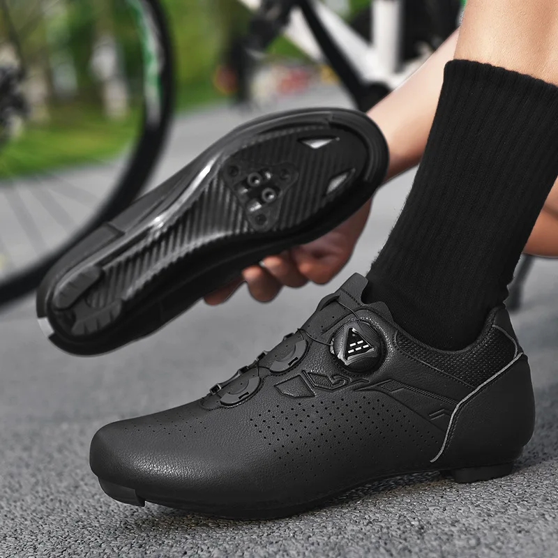 

Lockless Mountain Bike Lock Shoes for Men and Women, Road Bike, Hard-soled, Summer, 2024
