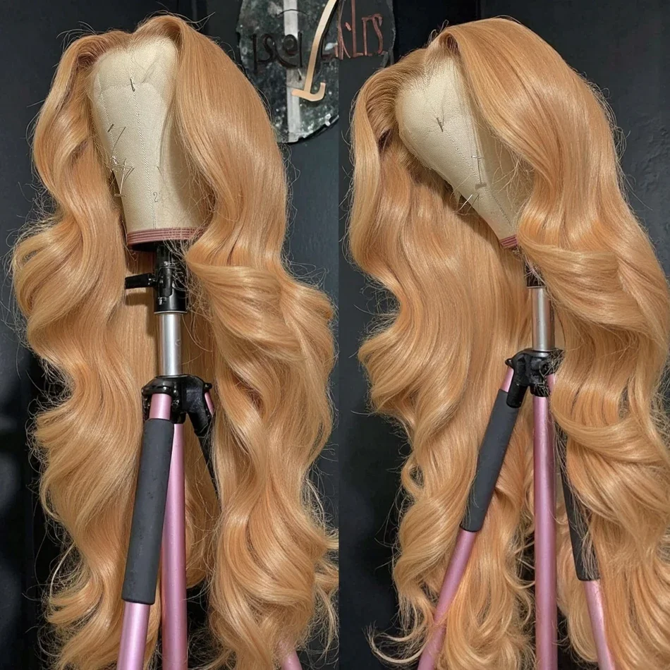 

27 Honey Blonde Wig Human Hair 13x6 13x4 Hd Lace Frontal Wig 250 Density Body Wave Lace Front Wig Honey Blonde Human Hair Wigs