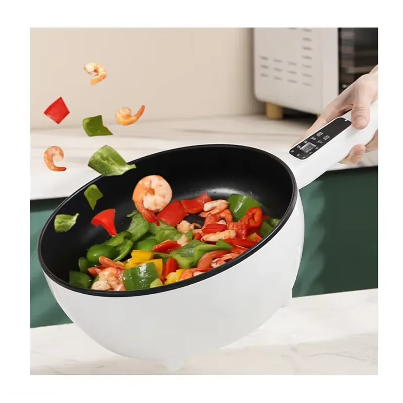 Appliances Kitchen Household 4L Large Capacity Multifunctional Electric Non-stick Frying Pan Tempered Glass Energy Saving Pot