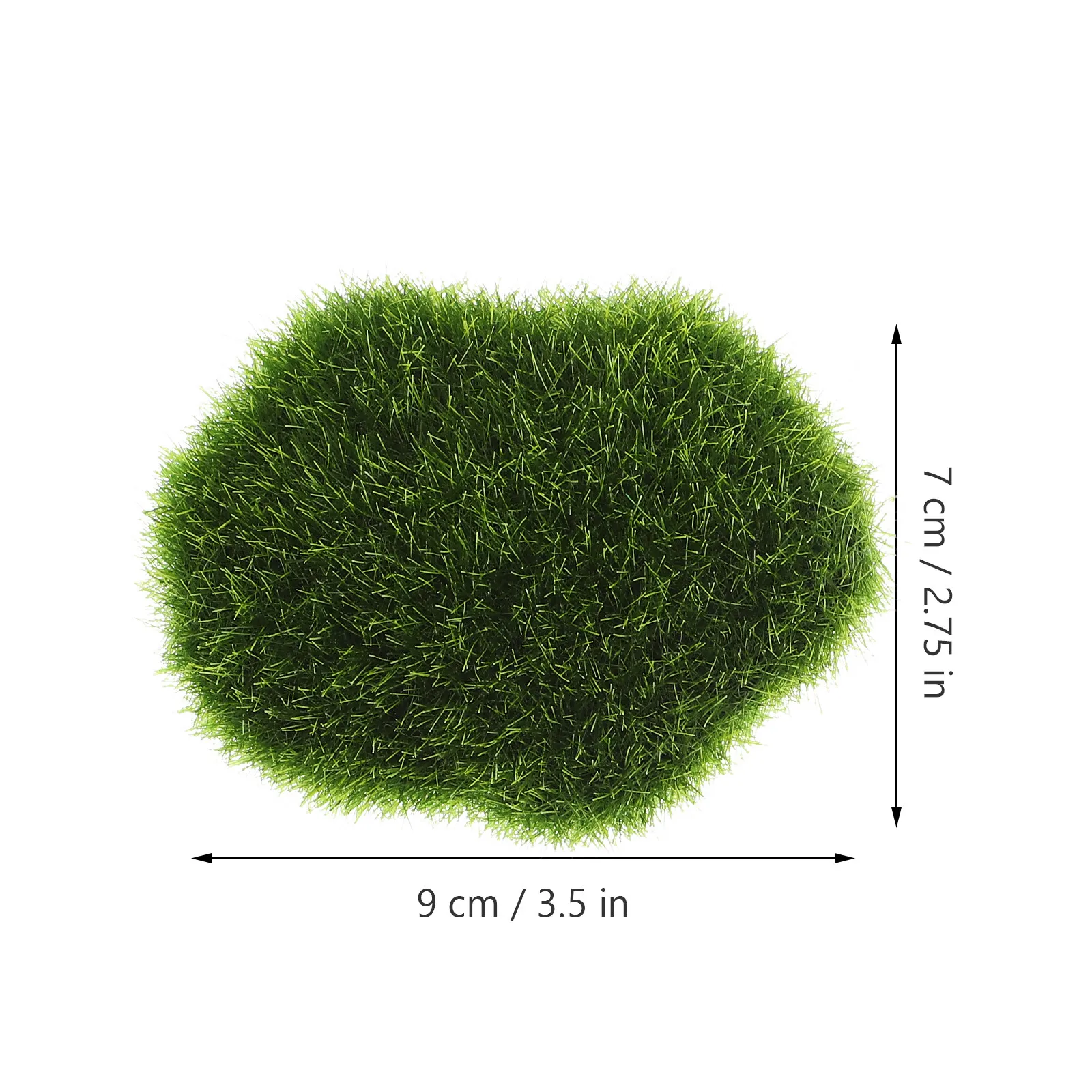 3Pcs Lifelike Mossy Stone Decor Artificial Rock Ornament for Garden Courtyard Bonsai Aquarium Micro Landscape DIY Decorative