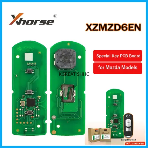 XHORSE XZMZD6EN специальная печатная плата ключа исключительно для моделей Mazda для дистанционного ключа автомобиля
