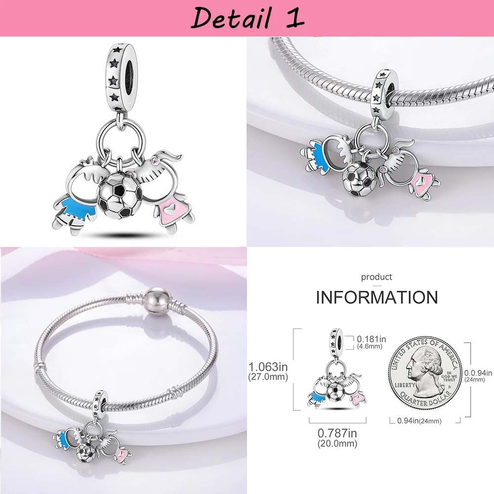 Silver Plated Sister In My Heart Friend Friendship Bead Charm Fit Bangle Bracelet Beads Color Women Jewelry Making Love Gift