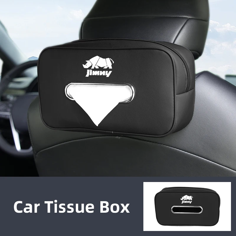 

Коробка для салфеток на спинку автомобильного сиденья, кожаный подлокотник, бумажный чехол, сумка для хранения башни, аксессуары для Suzuki Jimny Grand Vitara SX4 Swift Kizashi