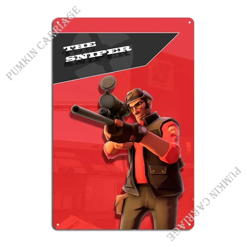 Sniper Metal Plaque Character Printing Party Club Living Room Pub Tin Sign Poster