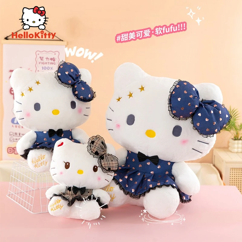 

30/40/55 см большой размер Hello Kitty плюшевые игрушки мультфильм аниме Peluche Kawaii удобная мягкая кукла детская игрушка мягкие игрушки подарки