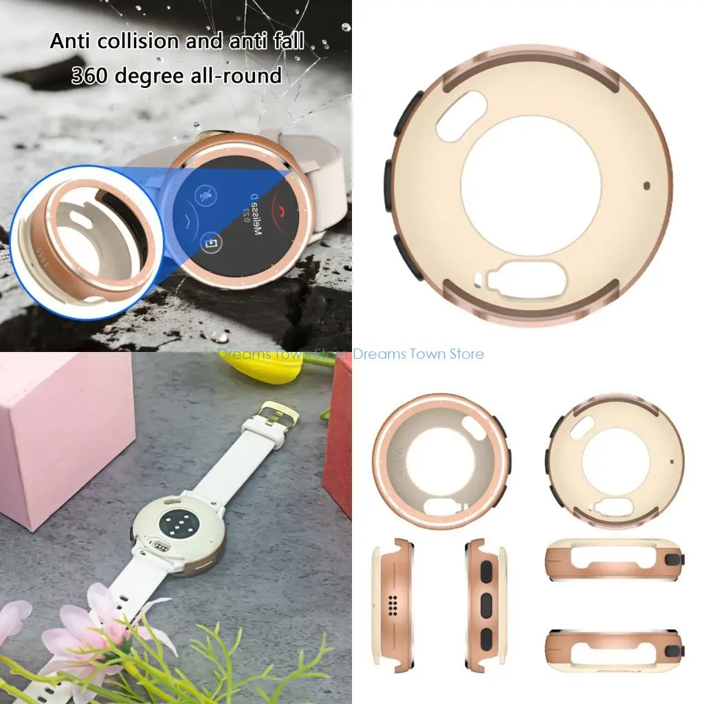 

HX6A Элегантная металлическая оболочка для интеллектуальных часов Легкие конструкционные царапины устойчивая защита