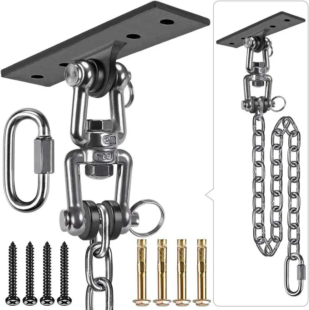 

Hanging Kits Hammo Chair Hardware, Heavy Duty Swing Hanger With Chain For Indoor Outdoor Playground Hanging Hammo Chair