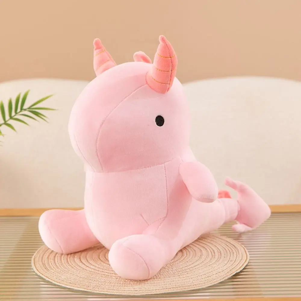 Muñeco de dinosaurio de peluche suave y creativo, muñeco de dinosaurio de dibujos animados de animales de peluche, adornos de juguete de peluche de dinosaurio de 25cm