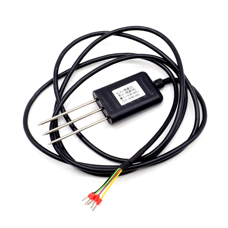 

EC10 RS485 Soil Moisture Conductivity Soil humidity and Temperature 3in1 sensor quality Soil Conductivity Sensor