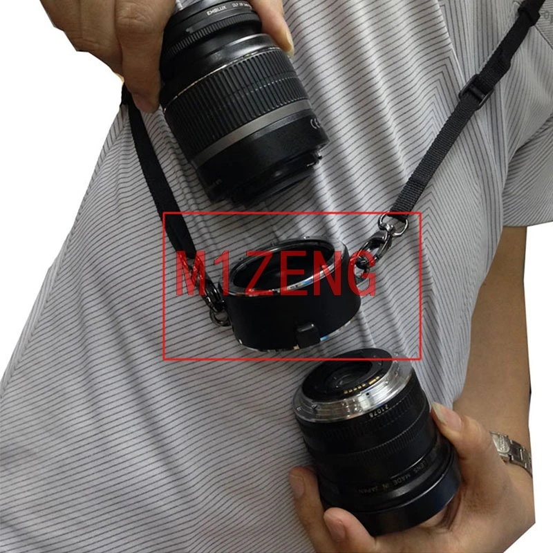 حامل عدسة مزدوجة زعنفة مبدل مبادل أداة تغيير سريع لكاميرا كانون eos5d4 6d 7d 90d سوني e mount a7 a7r4 a9 a6700