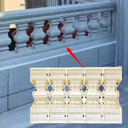 Форма для литья бетона квадратного типа высотой 60 см, 1,0 м (пять маленьких колонн в целом), форма для перил римских колонн, цементная модель забора виллы в европейском стиле, балконные перила своими руками, многоразовые, простые в эксплуатации.