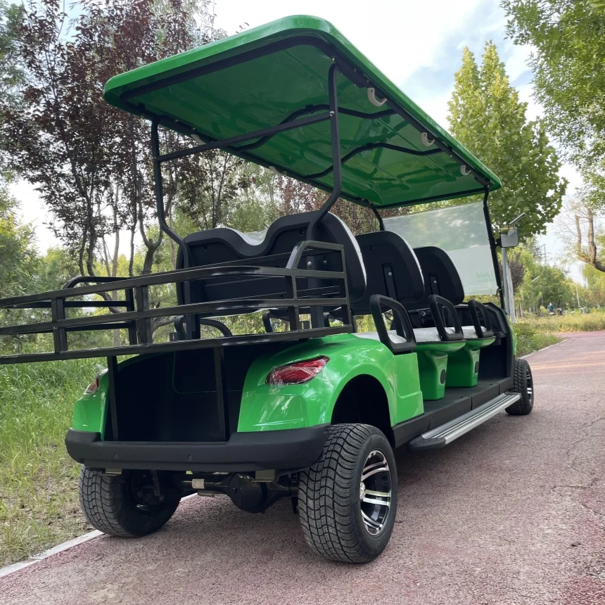 72V Lithium Battery Powered 4 6 8 Seat Electric Golf Cart Buggy ATV Car Wholesale And Retail New Energy Electric Four-Wheel Car