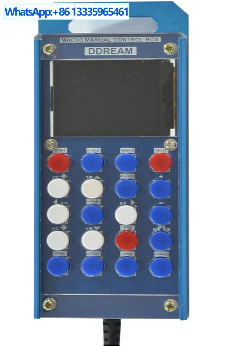 

Universal version of mach3 control handwheel with LCD display